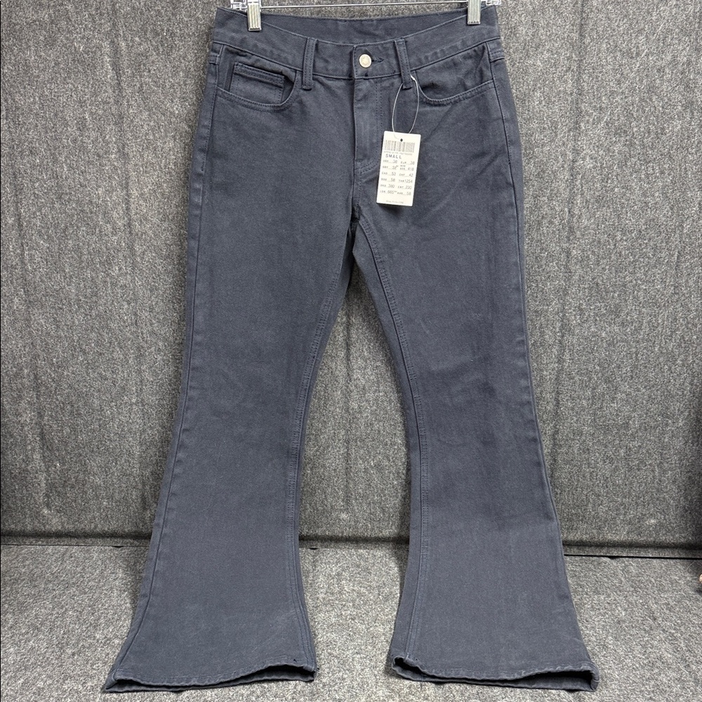 JGALTUSA Women's Flare Jeans in Blue/Gray - Picture 1 of 10